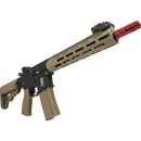 Rifle de Airsoft Elétrico AR15 Rossi Sentinel 10 TAN M-Lok 6 mm + Bateria + Carregador