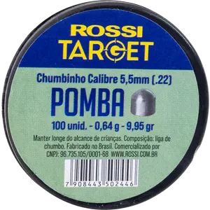 Chumbinho Rossi Target Pomba 5,5 mm (100 un)