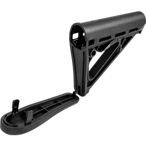 Coronha Preta p/ Rifle Airsoft Rossi Neptune/Sentinel Estilo Magpul