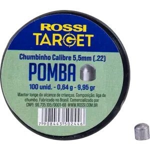 Chumbinho Rossi Target Pomba 5,5 mm (100 un)