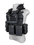 Colete Tático Modular Plate Carrier + 8 Acessórios