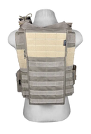 Colete Tático Modular Plate Carrier + 8 Acessórios Tan