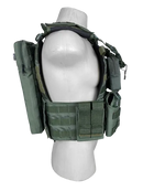 Colete Tático Modular Plate Carrier + 8 Acessórios Verde Oliva