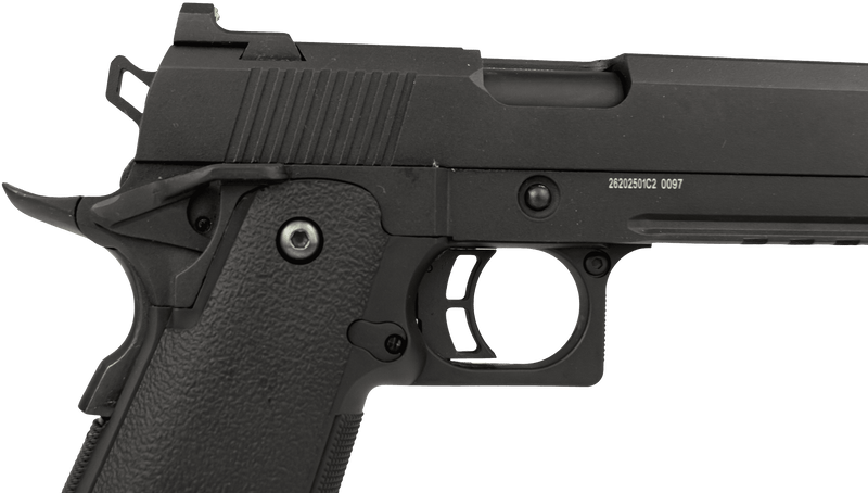 PISTOLA AIRSOFT ROSSI 1911 BLACK DEVIL 5.1 GREEN GAS BLOWBACK 6MM