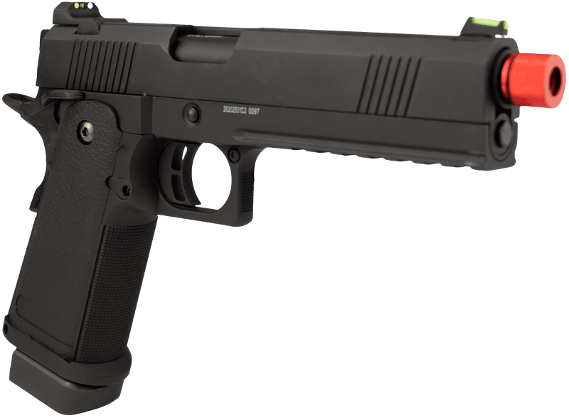 PISTOLA AIRSOFT ROSSI 1911 BLACK DEVIL 5.1 GREEN GAS BLOWBACK 6MM