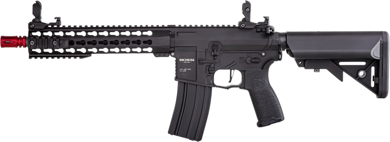 Rifle de Airsoft Elétrico AR15 Rossi Neptune 10" Short 6mm + Bateria + Carregador