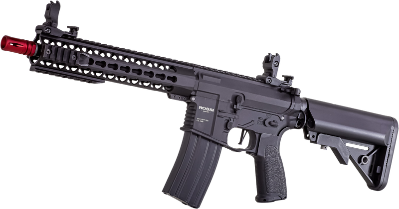 Rifle de Airsoft Elétrico AR15 Rossi Neptune 10" Short 6mm + Bateria + Carregador