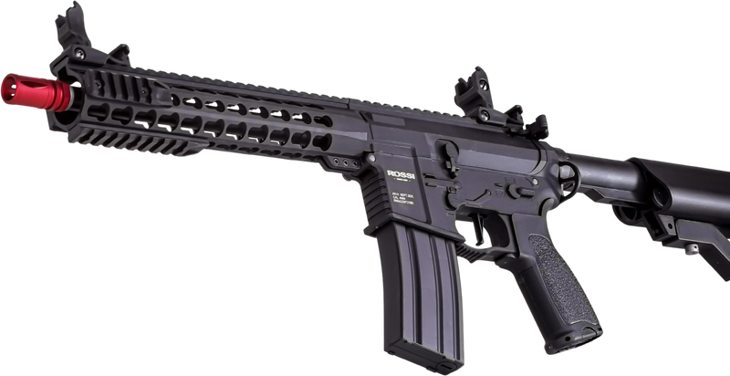 Rifle de Airsoft Elétrico AR15 Rossi Neptune 10" Short 6mm + Bateria + Carregador