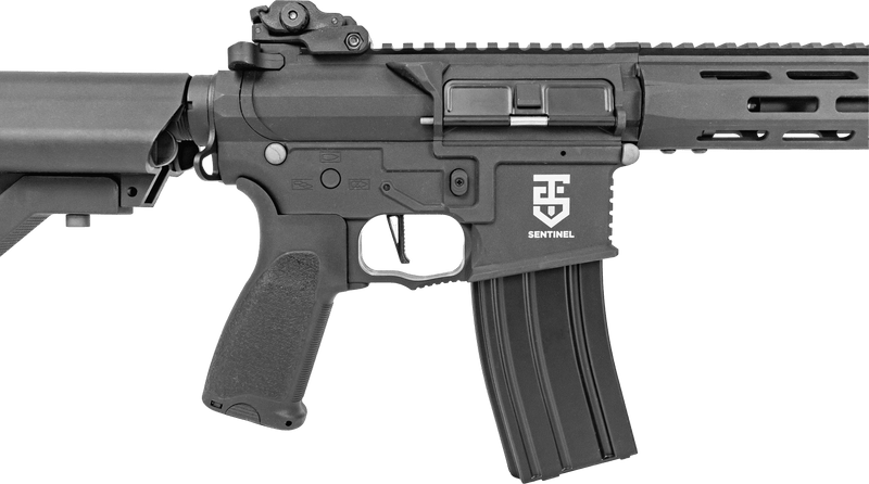 Rifle de Airsoft Elétrico AR15 Rossi Sentinel 10 M-Lok 6 mm + Bateria + Carregador