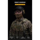 Balaclava com proteção de malha, máscara facial